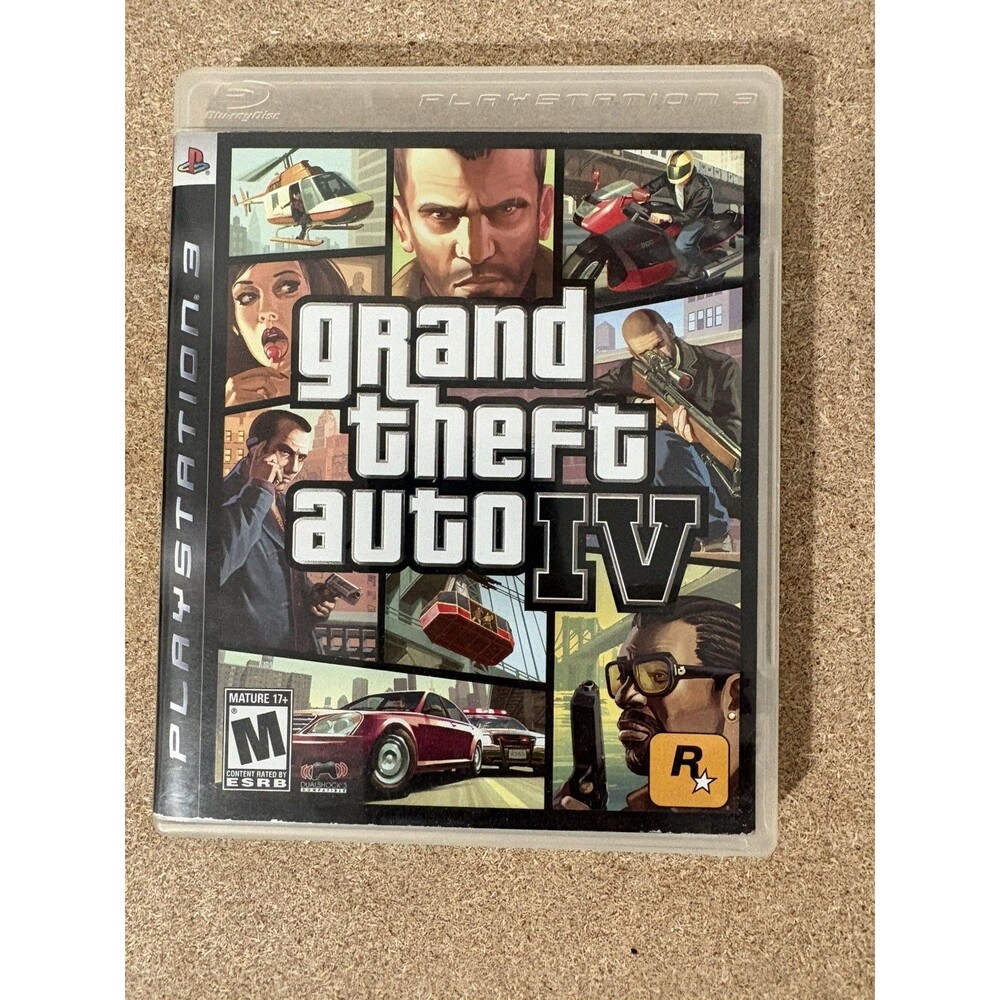 Grand Theft Auto IV 4 PS3 Original With Full Map And Manual Tested Working